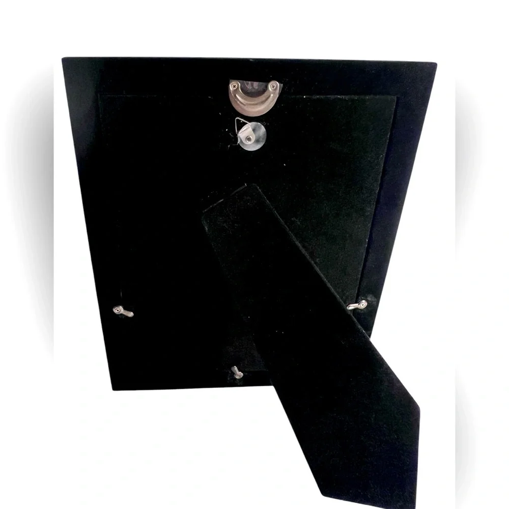 Vintage Silver Matte and Shiny Silver 8 x 10” Photo Frame by Green Tree Gallery.
